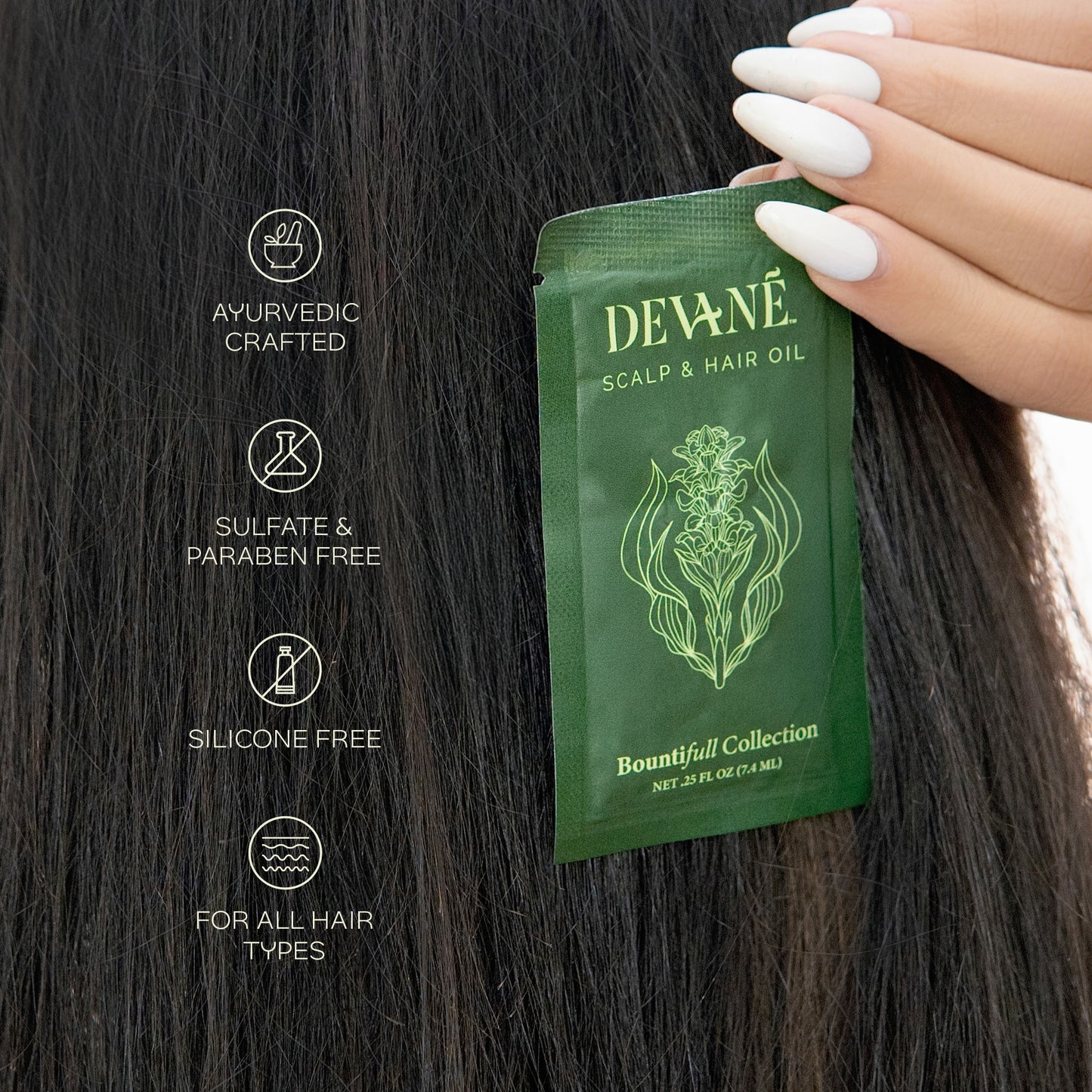 Scalp & Hair Oil- Twin Pouches | 0.25 oz