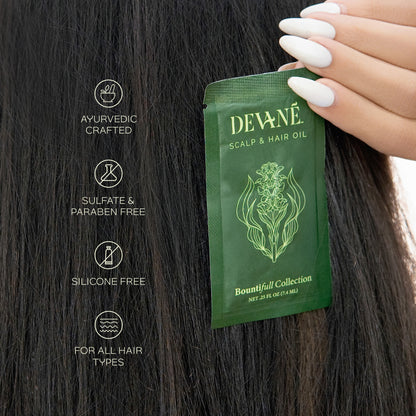 Scalp & Hair Oil- Twin Pouches | 0.25 oz