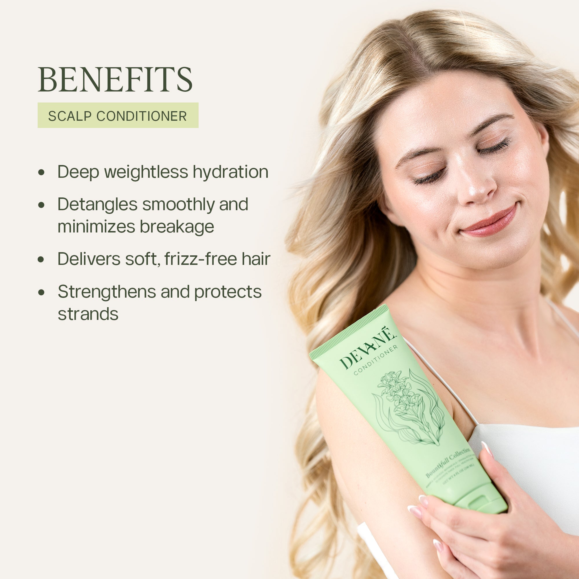 Natural Volumizing Duo Set - Shampoo & Conditioner - Devane Beauty